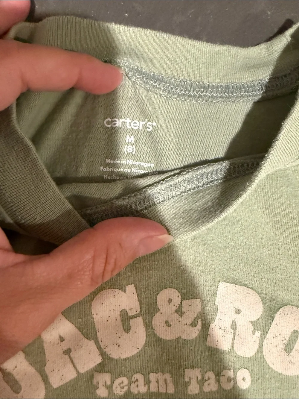 Let's Guac & Roll Graphic Tee - Sage Green